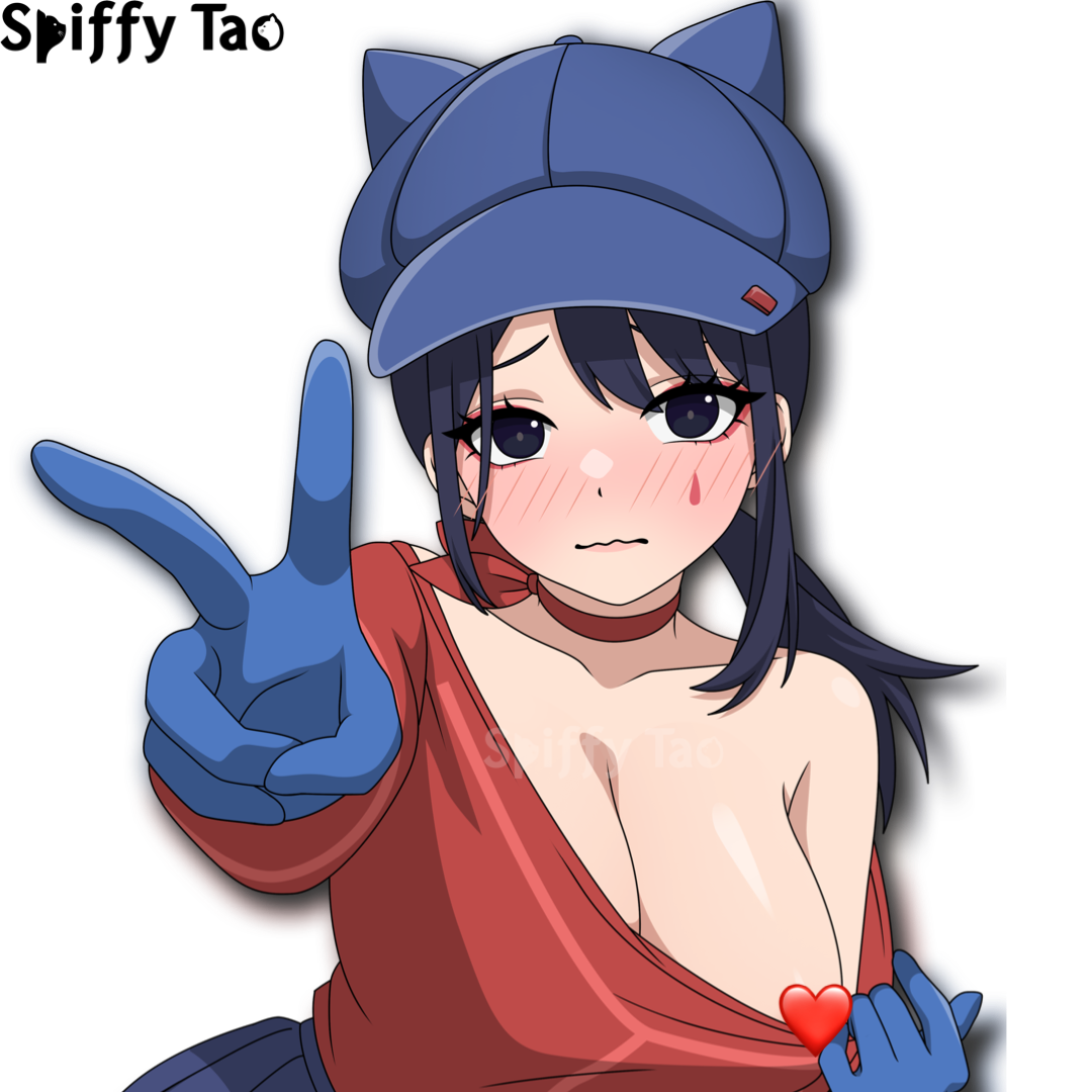 Shy Cappie Sticker