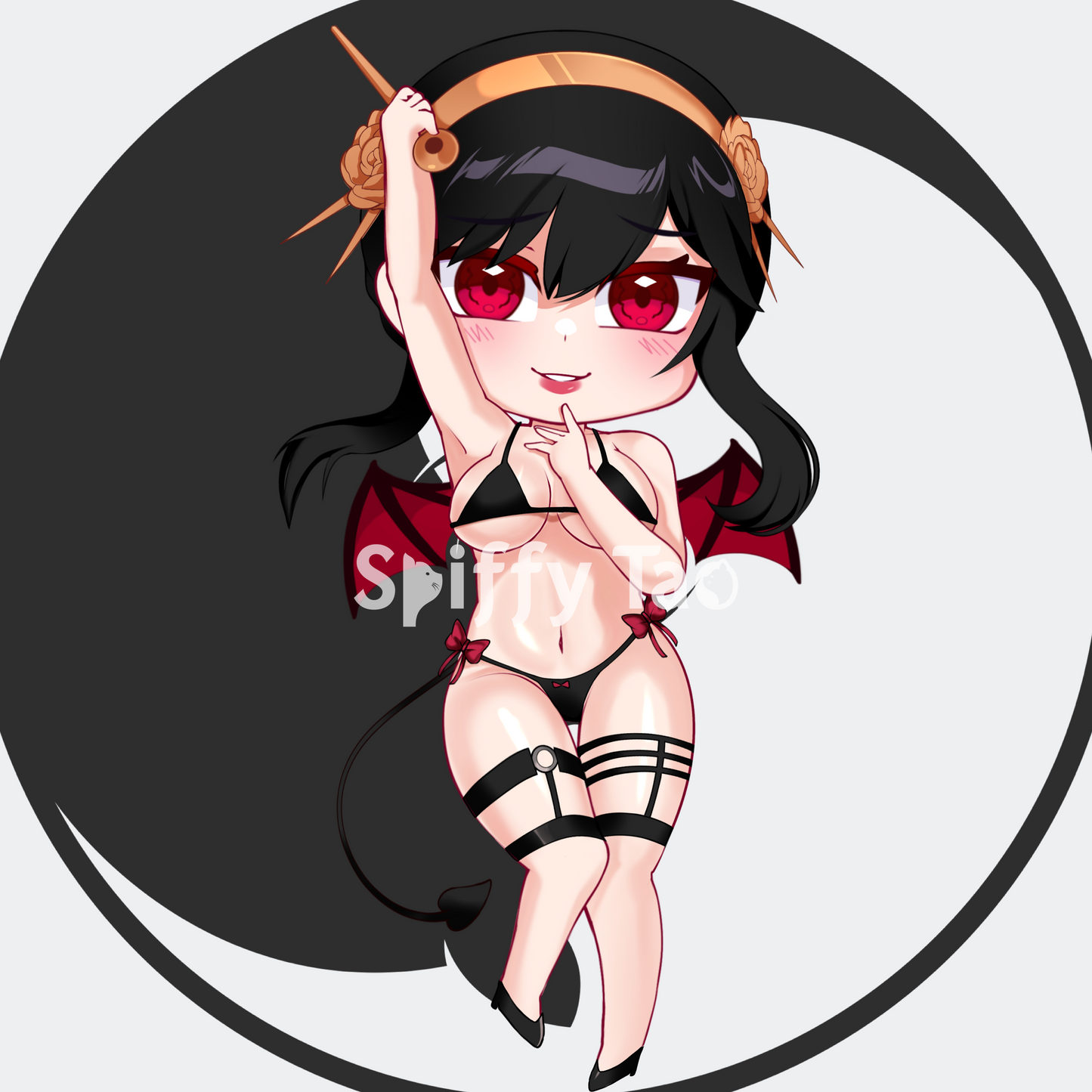 Succubus Chibi Yor Sticker